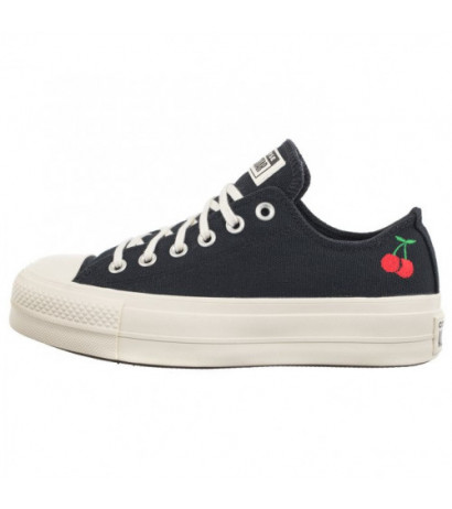 Converse CTAS Lift Ox Blach/Egret/Red A08862C (CO663-a) shoes