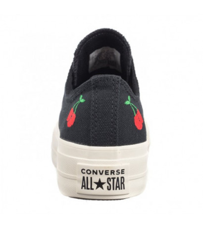 Converse CTAS Lift Ox Blach/Egret/Red A08862C (CO663-a) shoes