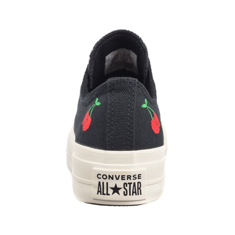 Converse CTAS Lift Ox Blach/Egret/Red A08862C (CO663-a) shoes