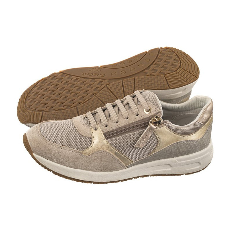 Geox D Bulmya B Lt Taupe D36NQB 01122 C6738 (GE170-a) sports Shoes