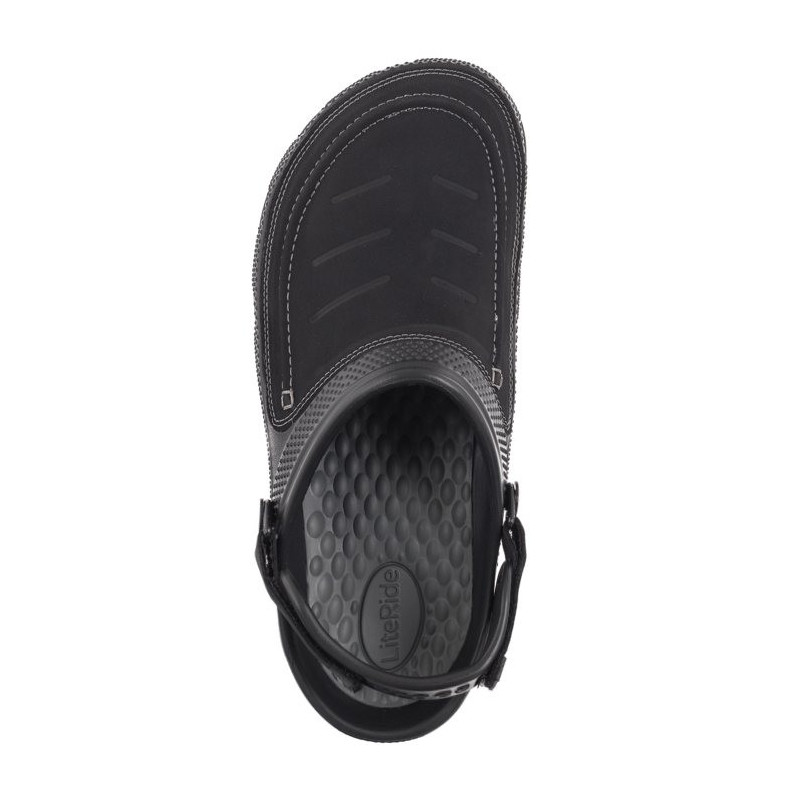 Crocs Yukon Vista II LR Clog Black/Slate Grey 207689-0DD (CR323-b) slippers