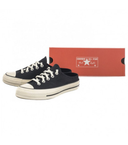 Converse Chuck 70 Mule Slip Black/Black/Egret 172591C (CO669-a) shoes