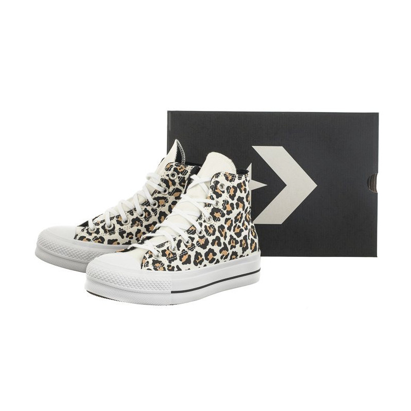 Converse CTAS Lift Hi White/Black/Epic Dune A05359C (CO673-a) shoes