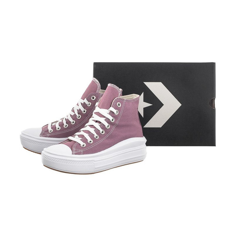 Converse CTAS Move Hi Dreamy Dahlia/White/Black A05477C (CO651-c) shoes