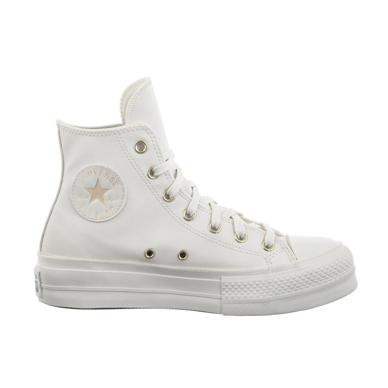 Converse CTAS Lift Hi Vintage White/Egret/Gold A03719C (CO664-a) shoes