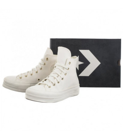 Converse CTAS Lift Hi Vintage White/Egret/Gold A03719C (CO664-a) shoes