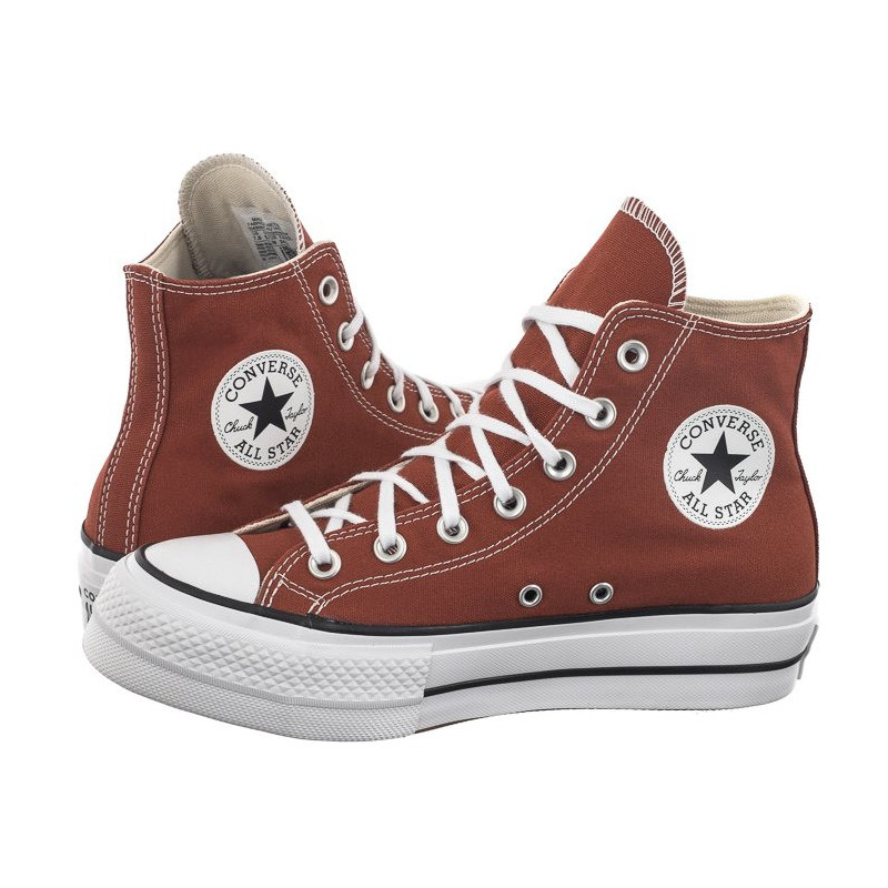 Converse CTAS Lift Hi Ritual Red/White/Black A06896C (CO626-b) shoes