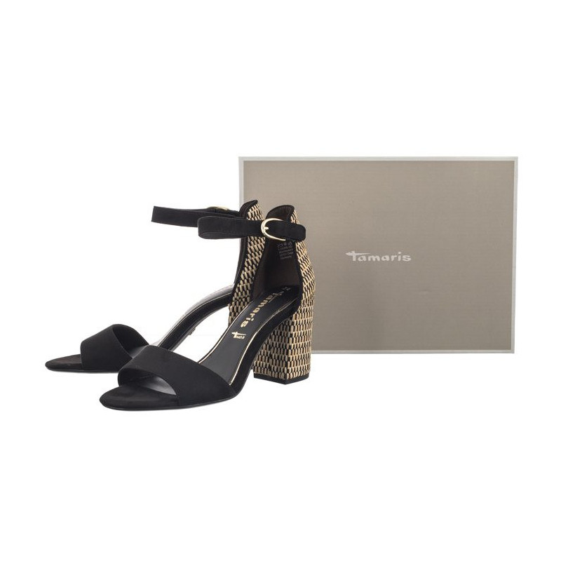 Tamaris Czarne 1-28356-42 098 Black Comb (TM482-a) shoes