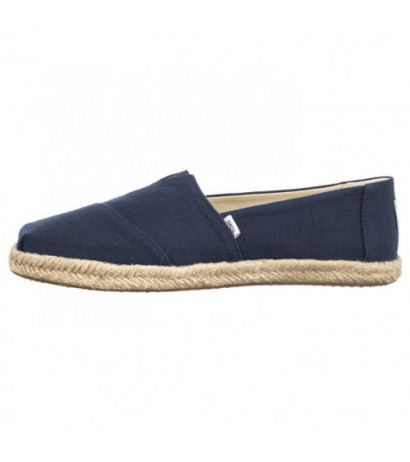 Toms Alpargata Rope Navy Recycled Cotton Slubby Woven 10019674 (TS45-a) sneakers