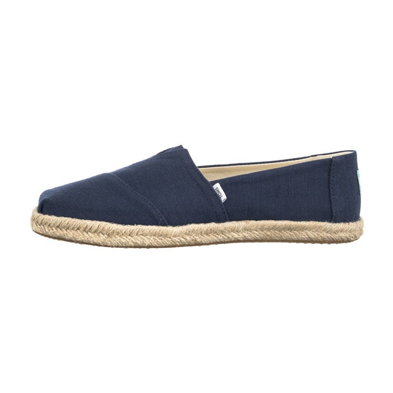 Toms Alpargata Rope Navy Recycled Cotton Slubby Woven 10019674 (TS45-a) sneakers