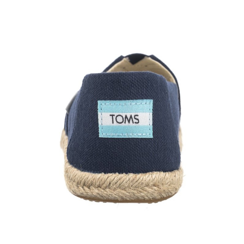 Toms Alpargata Rope Navy Recycled Cotton Slubby Woven 10019674 (TS45-a) sneakers