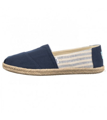 Toms Alpargata Rope Navy Recycled Cotton University Stripes 10019683 (TS31-b) sneakers