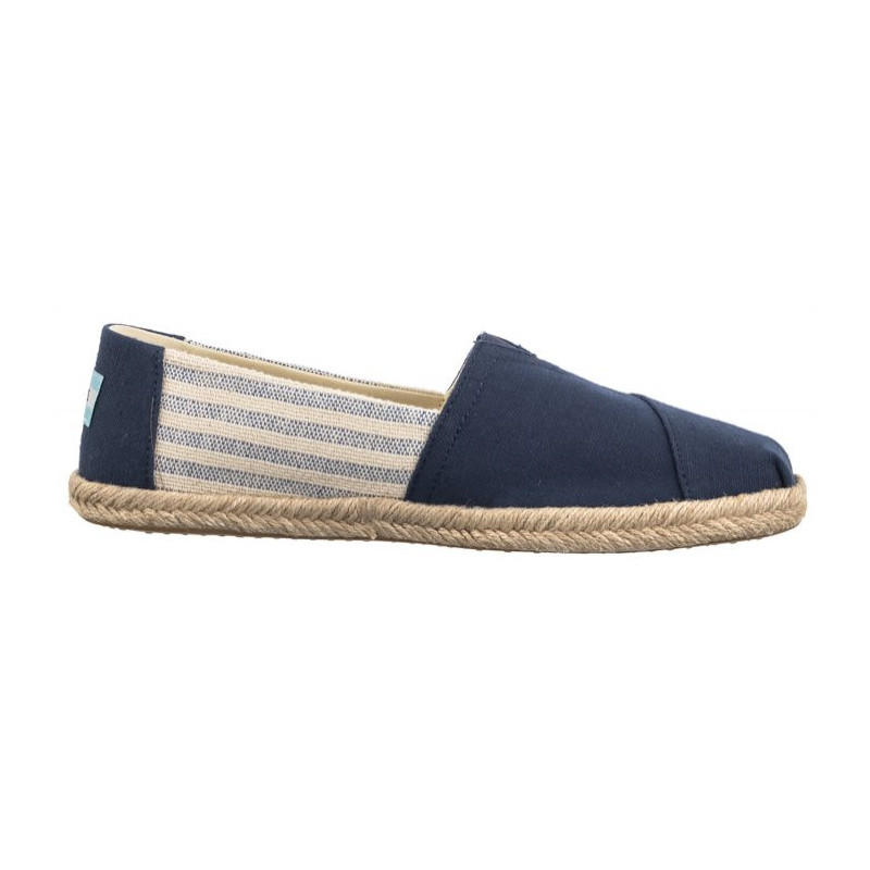 Toms Alpargata Rope Navy Recycled Cotton University Stripes 10019683 (TS31-b) sneakers