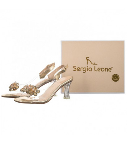 Sergio Leone Złote SK 045 (SL521-a) high heels