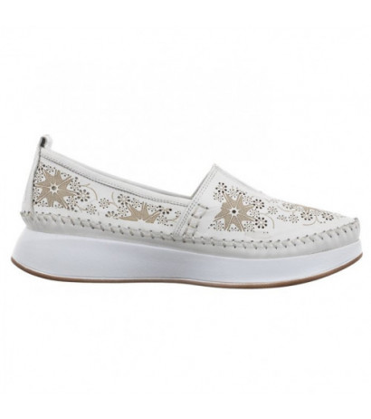 Venezia Białe Ażurowe 268149 White (VE709-b) shoes