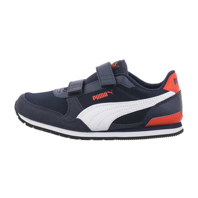 Puma ST Runner v3 Mesh V PS Peacot-White-Puma Red 385511-09 (PU567-c) sports shoes