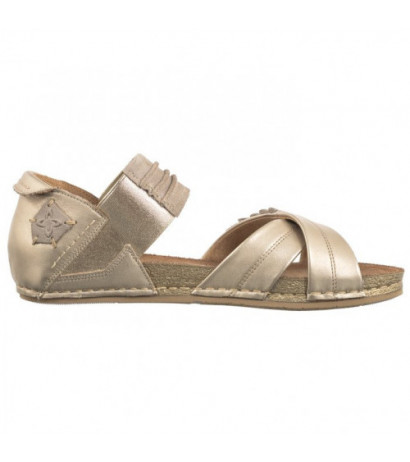 Maciejka Złote/Beżowe 03375-25/00-5 (MA351-i) sandals