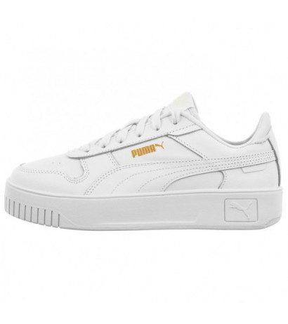 Puma Carina Street Puma White-Puma-White-Gold 389390-01 (PU584-a) shoes