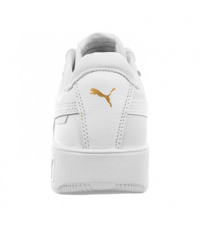 Puma Carina Street Puma White-Puma-White-Gold 389390-01 (PU584-a) shoes