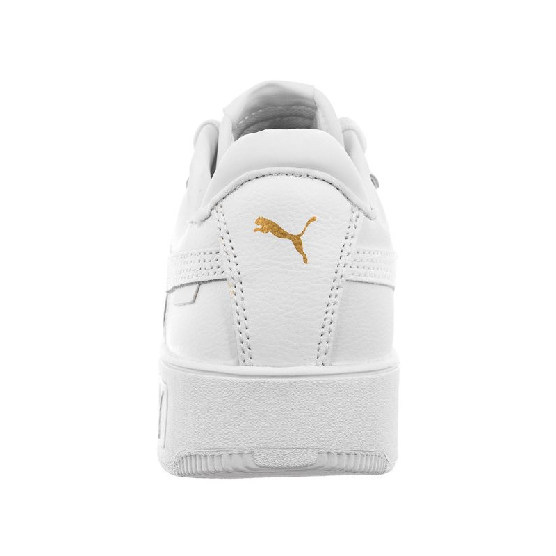 Puma Carina Street Puma White-Puma-White-Gold 389390-01 (PU584-a) shoes