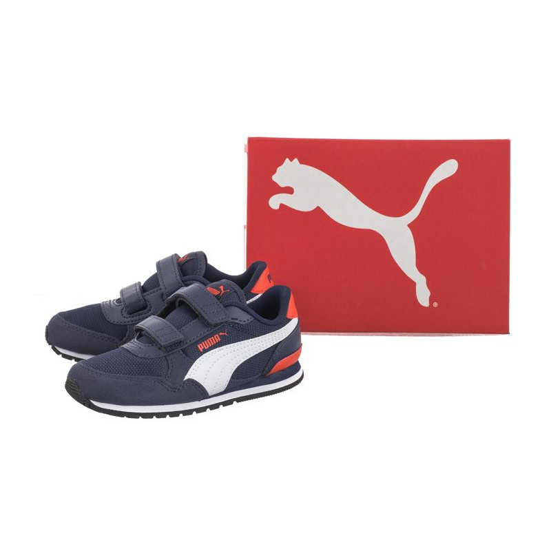 Puma ST Runner v3 Mesh V Inf Peacoat-White-Puma Red 385512-09 (PU561-c) sports shoes