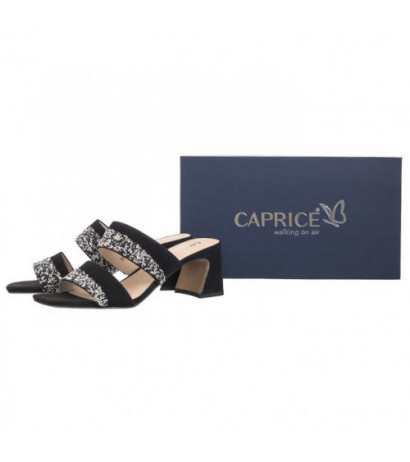 Caprice Czarne 9-27209-42 004 Black Suede (CP409-a) shoes