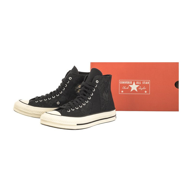 Converse Chuck 70 Hi Black/Egret/Black A07998C (CO681-a) shoes