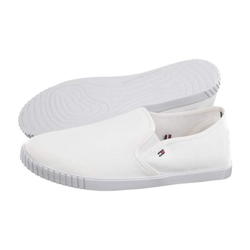 Tommy Hilfiger Canvas Slip-On Sneaker White FW0FW07806 YBS (TH1098-a) sneakers