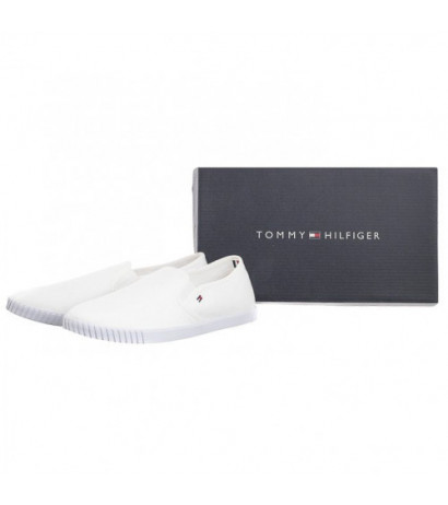 Tommy Hilfiger Canvas Slip-On Sneaker White FW0FW07806 YBS (TH1098-a) sneakers