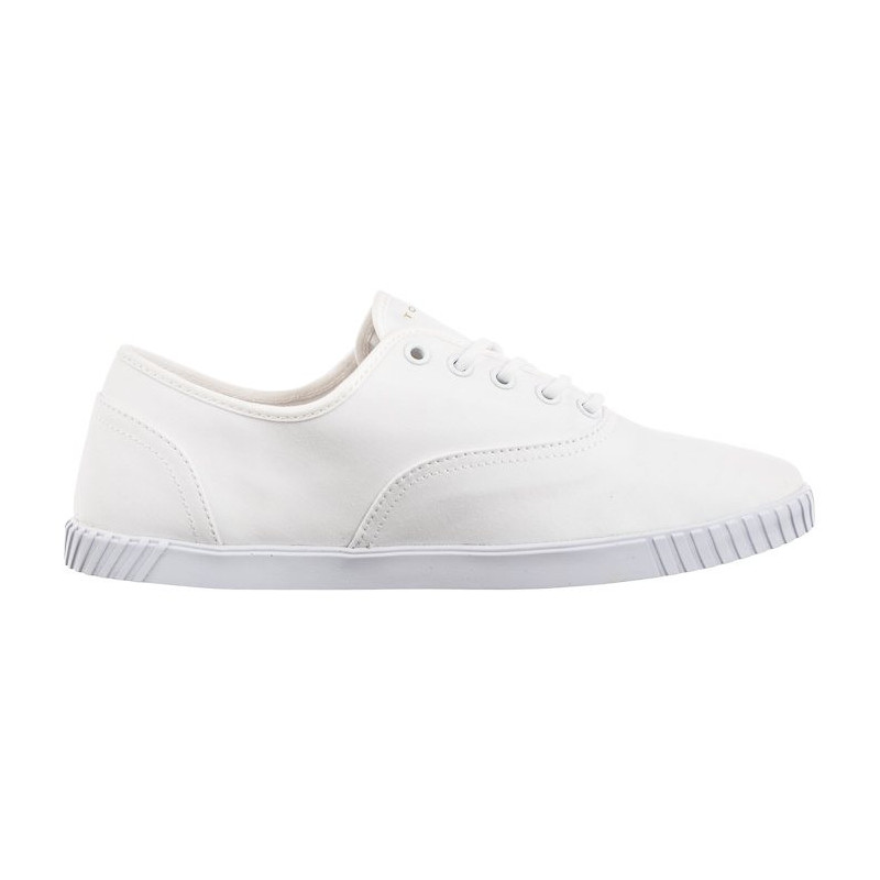 Tommy Hilfiger Canvas Lace-Up Sneaker White FW0FW07805 YBS (TH1100-a) sneakers