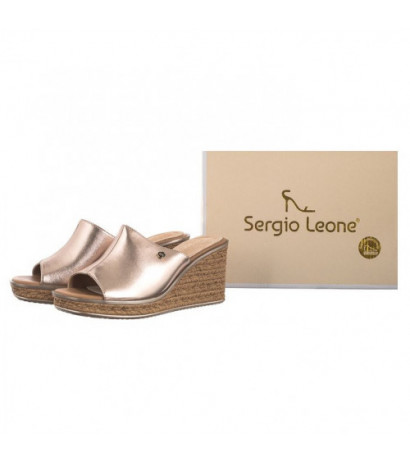 Sergio Leone Złote KL 213 (SL527-a) shoes