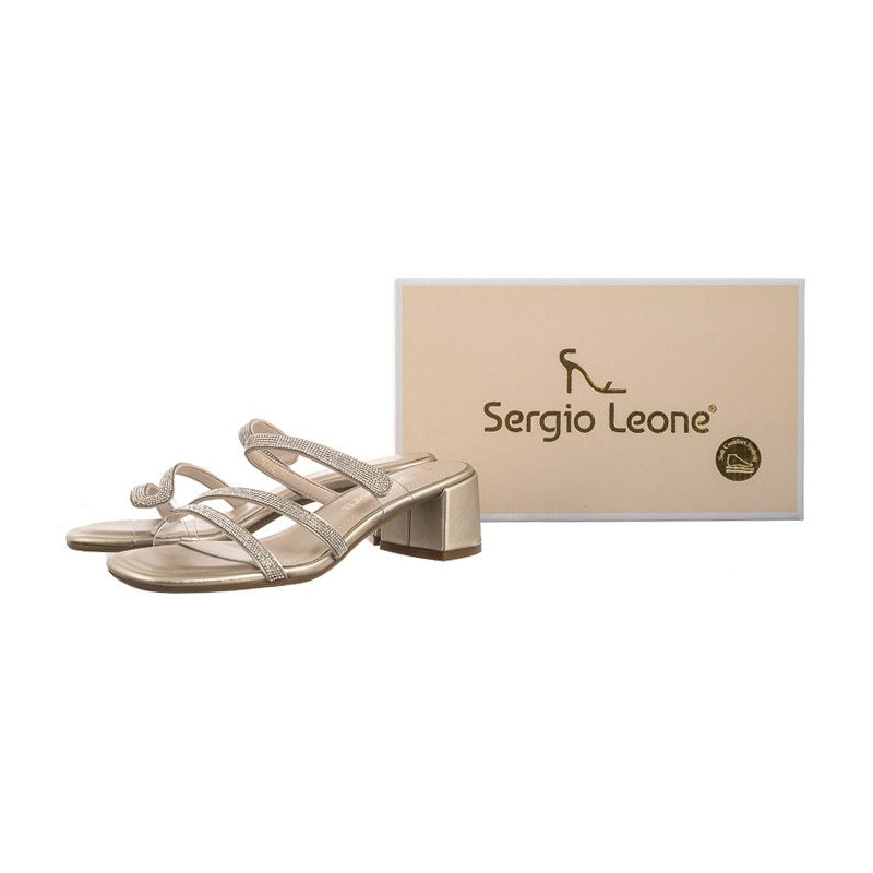 Sergio Leone Złote SK 044 (SL526-a) shoes