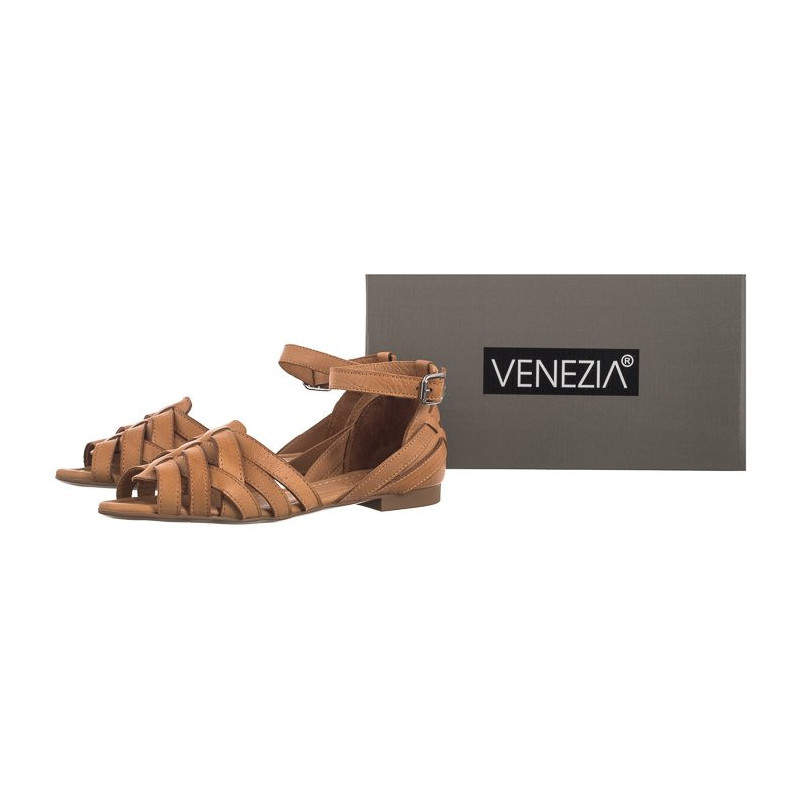 Venezia Brązowe 0028604 Coconut (VE772-a) sandals