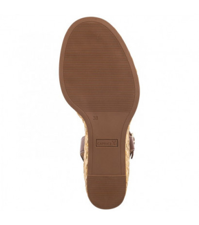 Caprice Brązowe 9-28304-42 308 Bast/Cognac (CP411-a) shoes