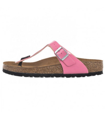 Birkenstock Gizeh BS Patent Candy Pink/Black 1026937 (BK51-d) flip flops