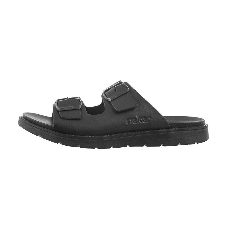 Rieker Czarne 24290-00 Black (RI181-a) slippers