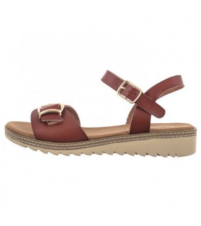 Sergio Leone Brązowe SK 078 H (SL532-a) sandals