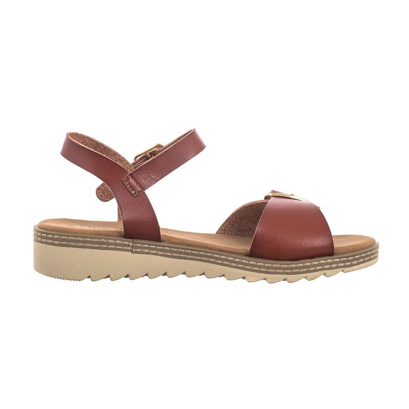 Sergio Leone Brązowe SK 078 H (SL532-a) sandals