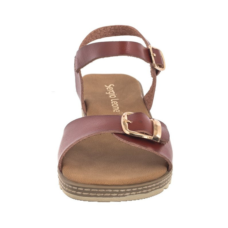 Sergio Leone Brązowe SK 078 H (SL532-a) sandals