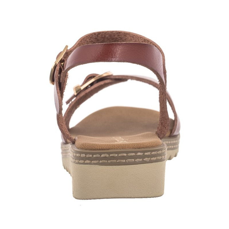 Sergio Leone Brązowe SK 078 H (SL532-a) sandals