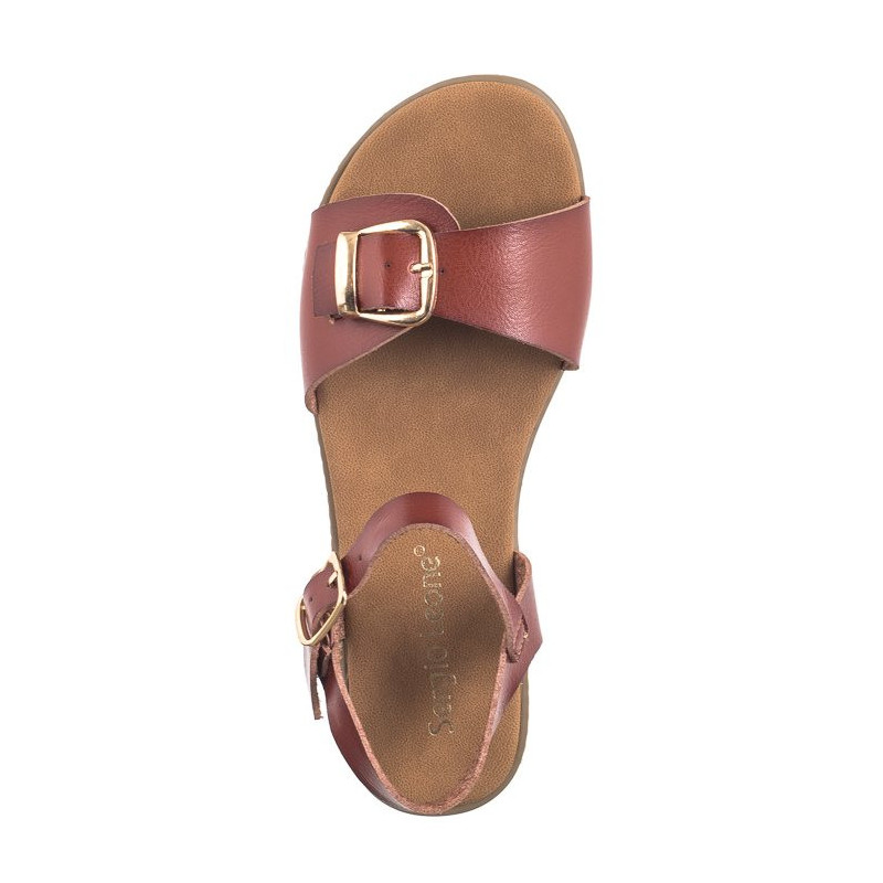 Sergio Leone Brązowe SK 078 H (SL532-a) sandals