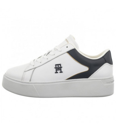 Tommy Hilfiger TH Platform Court Sneaker White/Space Blue FW0FW07910 0K5 (TH1104-a) sports Shoes