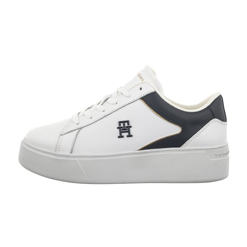 Tommy Hilfiger TH Platform Court Sneaker White/Space Blue FW0FW07910 0K5 (TH1104-a) sports Shoes