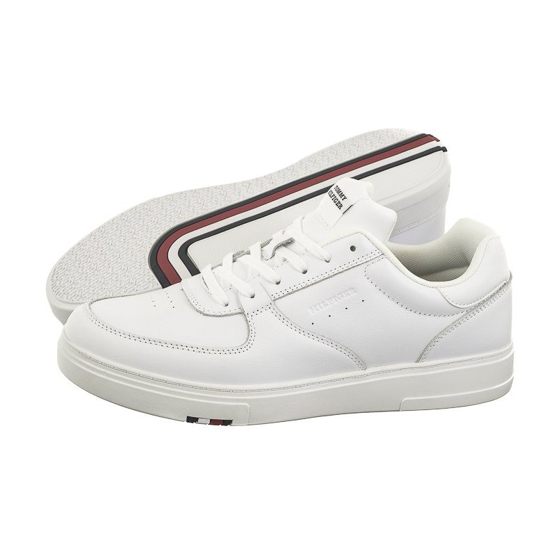 Tommy Hilfiger Modern Cup Corporate Lth White FM0FM04941 YBS (TH1105-a) sports shoes