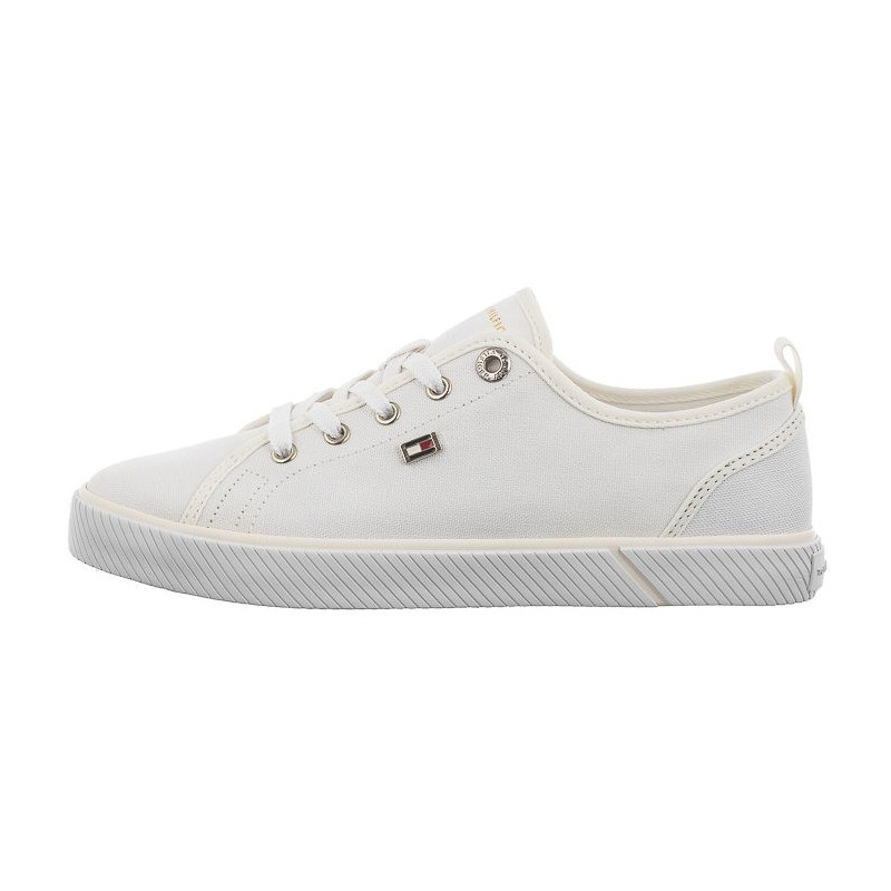 Tommy Hilfiger Vulc Canvas Sneaker White FW0FW08063 YBS (TH1102-a) sneakers