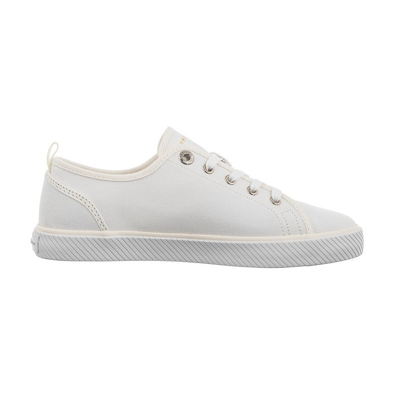 Tommy Hilfiger Vulc Canvas Sneaker White FW0FW08063 YBS (TH1102-a) sneakers