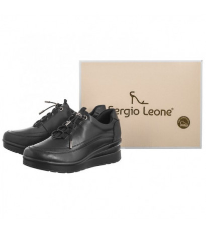 Sergio Leone Czarne PB 228 (SL529-a) shoes