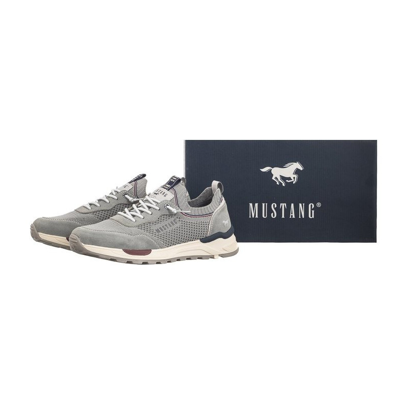 Mustang Szare 4186-308-022 (MU541-b) sports shoes