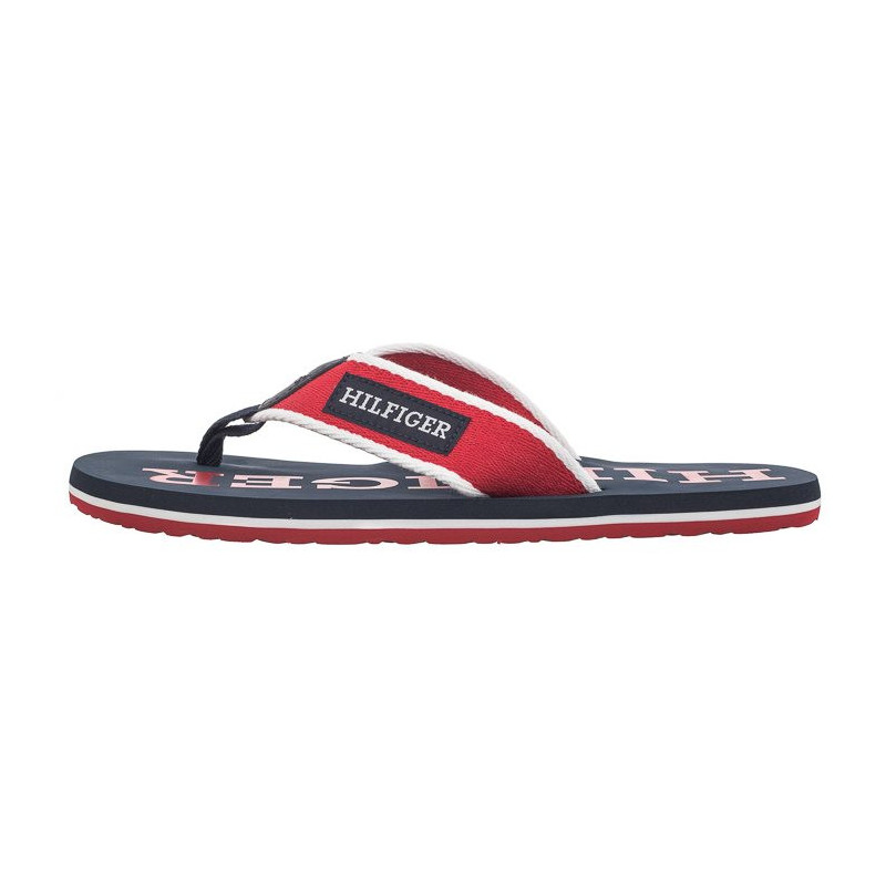 Tommy Hilfiger Patch Hilfiger Beach Sandal Primary Red FM0FM05024 XLG (TH1106-a) shoes