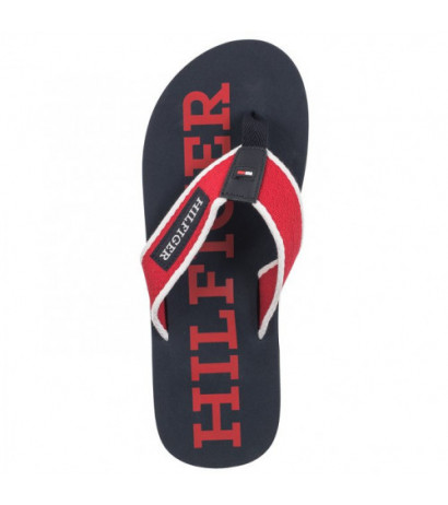 Tommy Hilfiger Patch Hilfiger Beach Sandal Primary Red FM0FM05024 XLG (TH1106-a) shoes